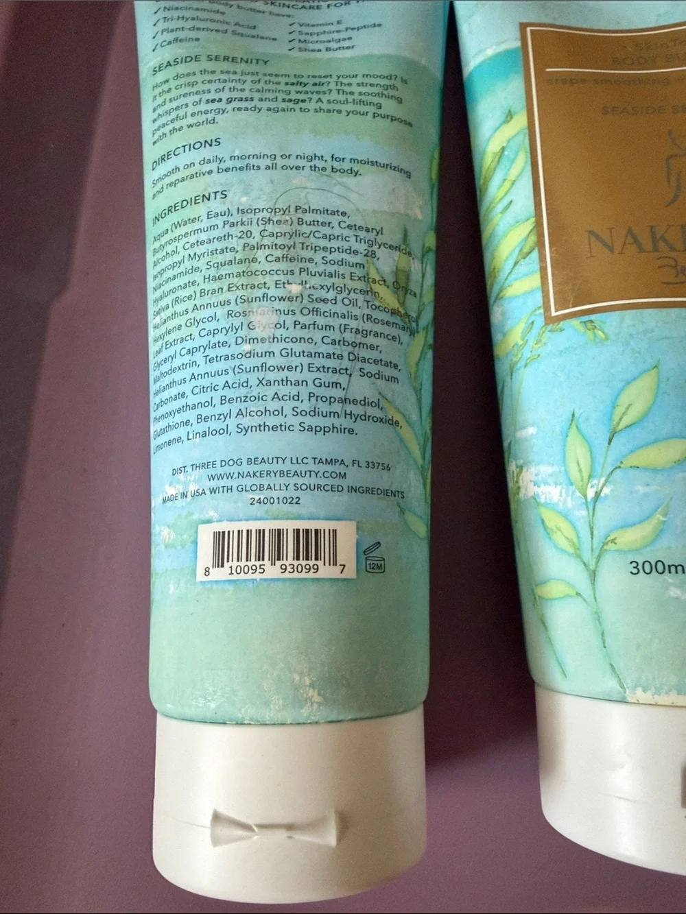 Nakery Beauty crepe smoothing